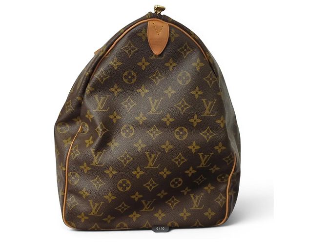 Louis Vuitton Keepall Monogram Canvas 60 Marrone - vista 3