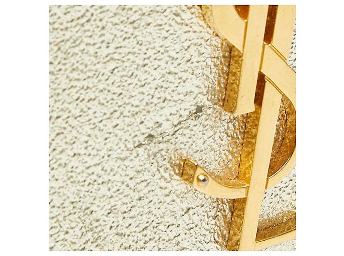 Borsa a tracolla Saint Laurent YSL Logo Kate Crossbody Chain Shoulder Bag D'oro - vista 8
