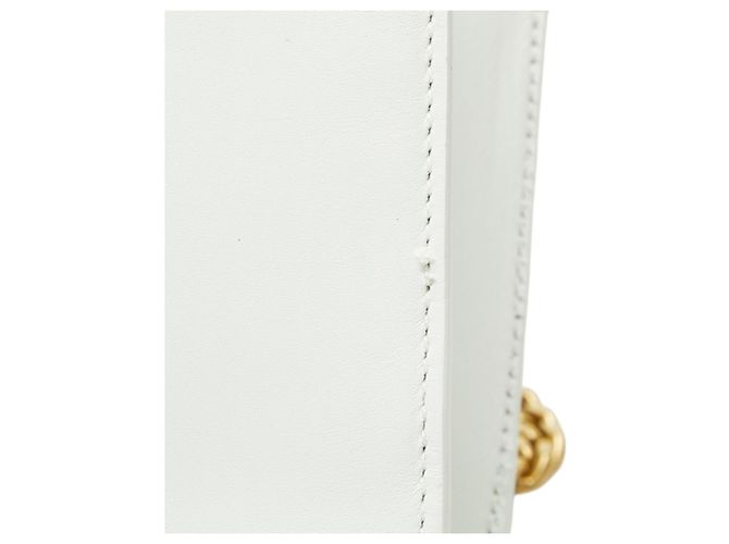 Borsa a tracolla Kate con logo Saint Laurent YSL Bianco - vista 10