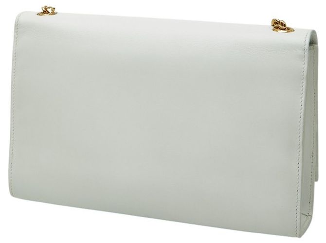 Borsa a tracolla Kate con logo Saint Laurent YSL Bianco - vista 2