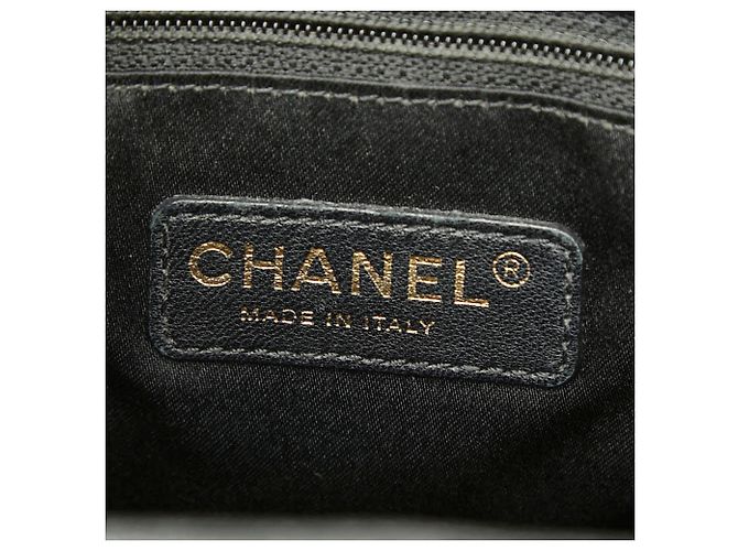 Timeless Chanel Coco Mark GST Grand Shopping Tote Nero - vista 10