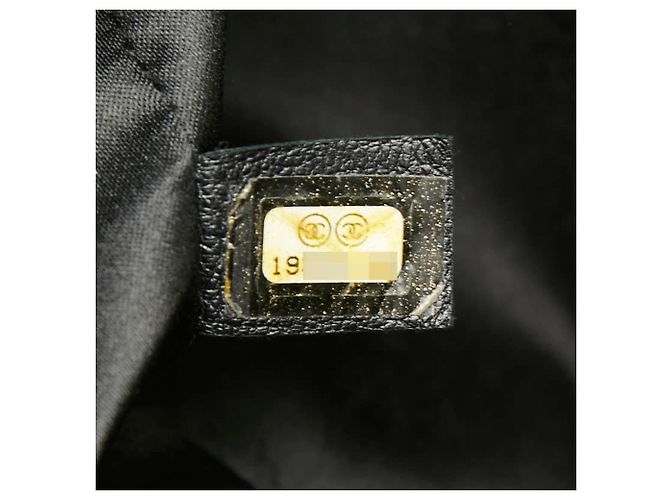 Timeless Chanel Coco Mark GST Grand Shopping Tote Nero - vista 11