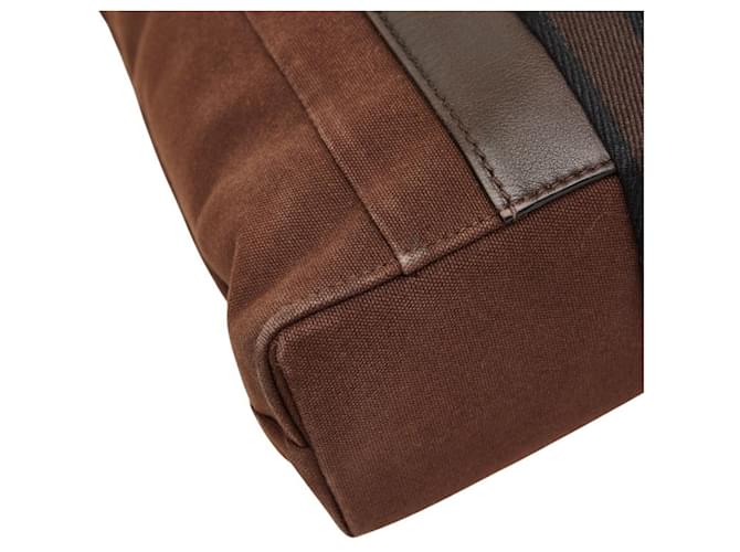 Hermès Borsa Tote Hermes Troca Vertical Marrone - vista 5
