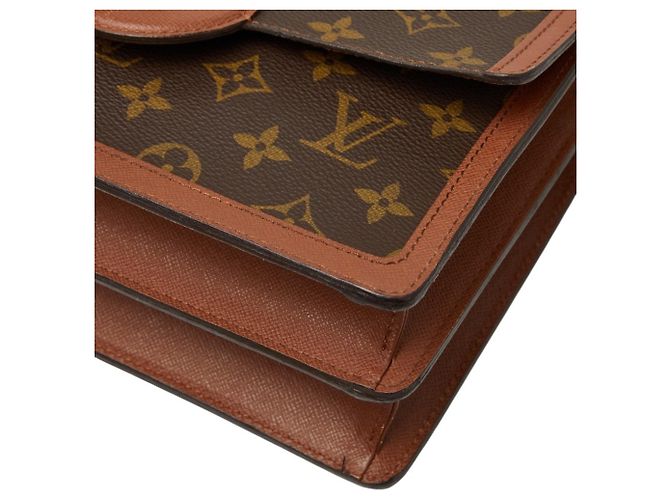 Borsa a tracolla e crossbody Louis Vuitton Monogram Raspail Marrone - vista 5
