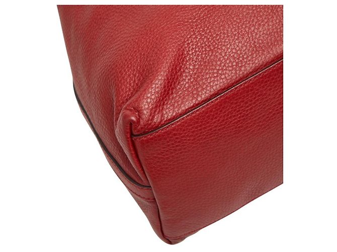 Borsa Tote a Spalla Gucci Logo 419689 Rosso - vista 5