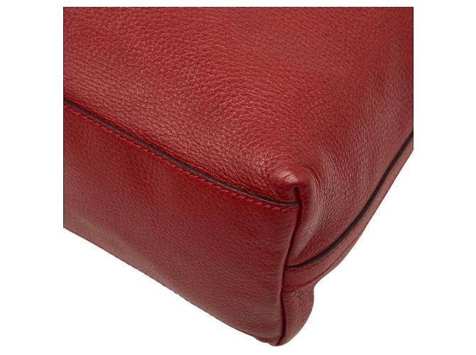Borsa Tote a Spalla Gucci Logo 419689 Rosso - vista 6