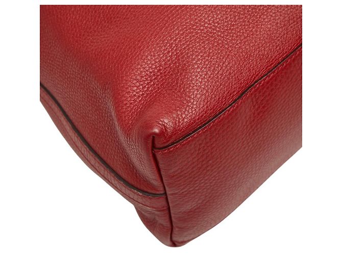 Borsa Tote a Spalla Gucci Logo 419689 Rosso - vista 7