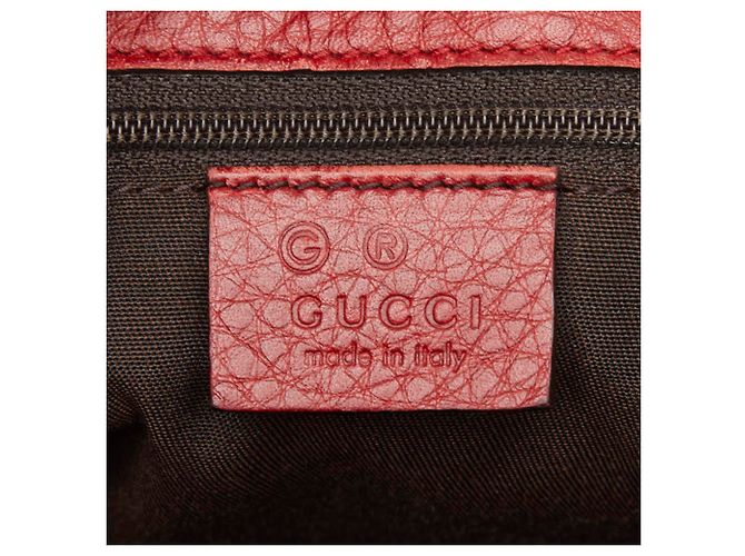 Borsa Tote a Spalla Gucci Logo 419689 Rosso - vista 9