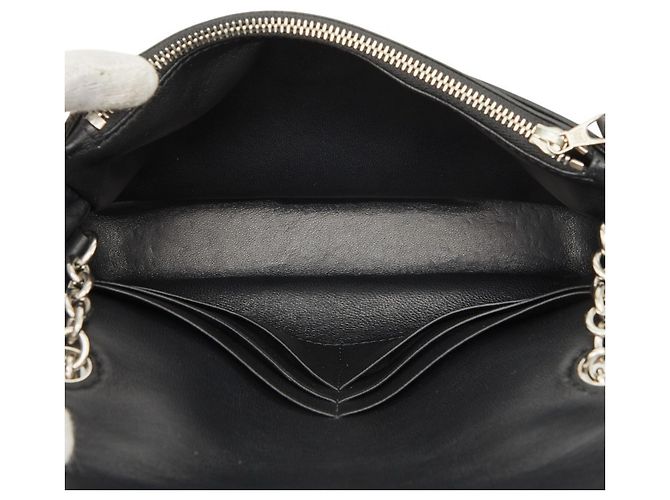 Borsa a tracolla portafoglio con catena Everyday di Balenciaga Nero - vista 8
