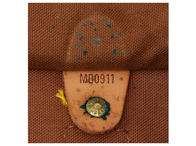Borsa Louis Vuitton Monogram Speedy 35 Marrone - vista 15