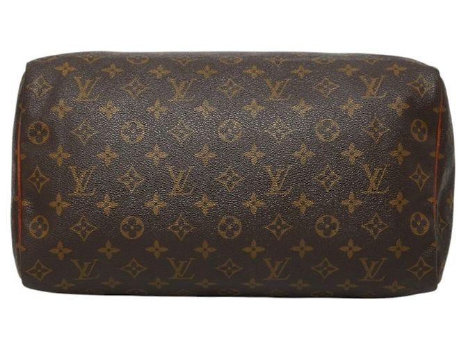 Borsa Louis Vuitton Monogram Speedy 35 Marrone - vista 3