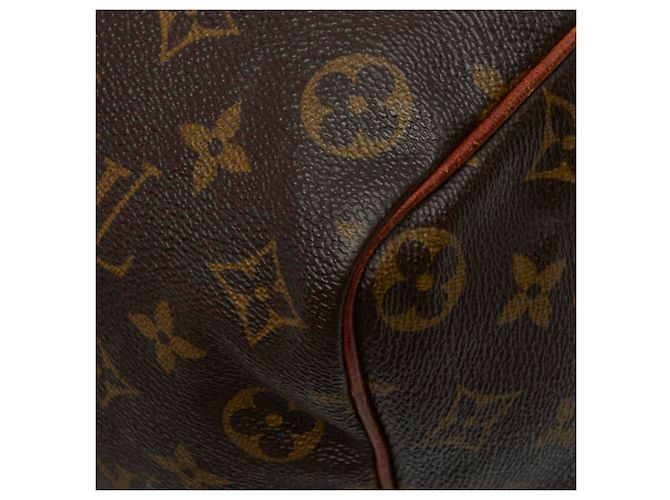 Borsa Louis Vuitton Monogram Speedy 35 Marrone - vista 5