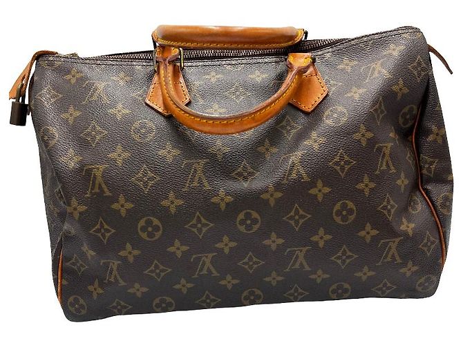 Louis Vuitton Speedy Monogram Canvas 35 Marrone - vista 2