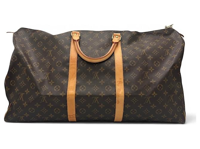 Louis Vuitton Keepall Monogram Canvas 60 Marrone - vista 2