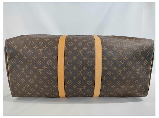 Louis Vuitton Keepall Monogram Canvas 60 Marrone - vista 5