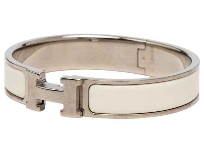 Hermès Pulsera Click H PM Hermes Plata Crudo - vista 2