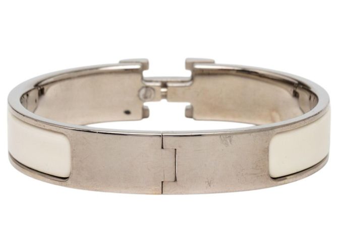 Hermès Pulsera Click H PM Hermes Plata Crudo - vista 3