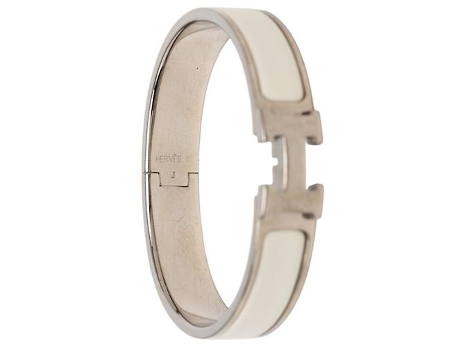 Hermès Pulsera Click H PM Hermes Plata Crudo - vista 5