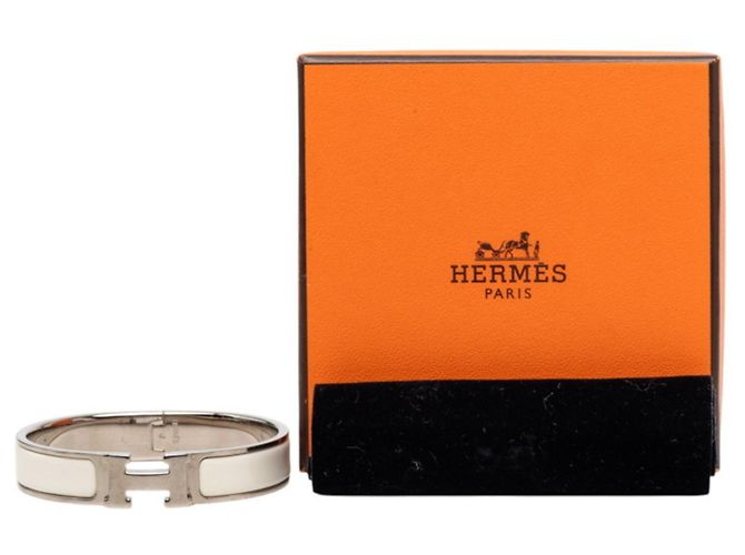 Hermès Pulsera Click H PM Hermes Plata Crudo - vista 6