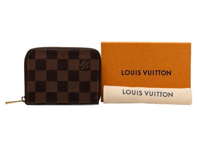 Monedero Zippy Damier Louis Vuitton Castaño - vista 7
