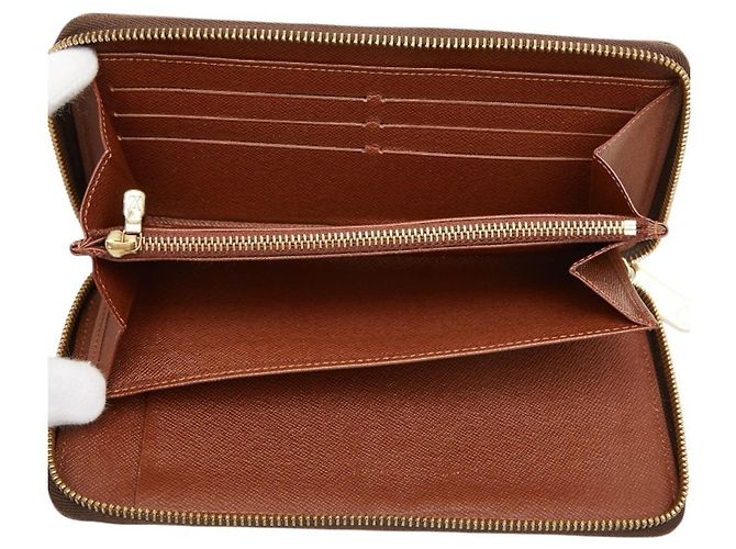 Portafoglio lungo Louis Vuitton Monogram Zippy Organizer Marrone - vista 8