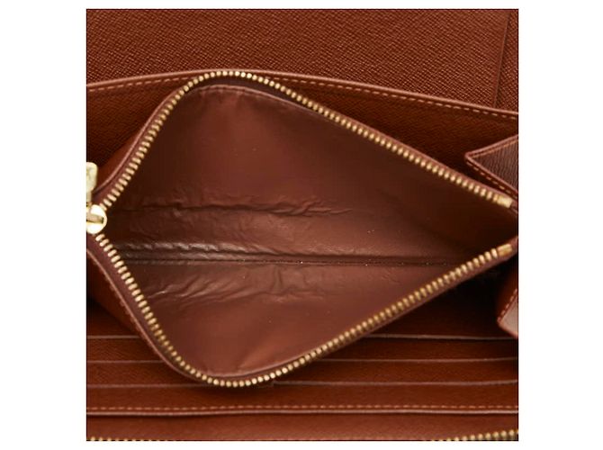 Portafoglio lungo Louis Vuitton Monogram Zippy Organizer Marrone - vista 9