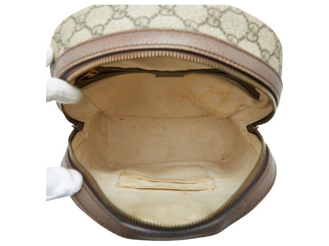 Zaino Gucci Ophidia GG Supreme Marrone Beige - vista 10
