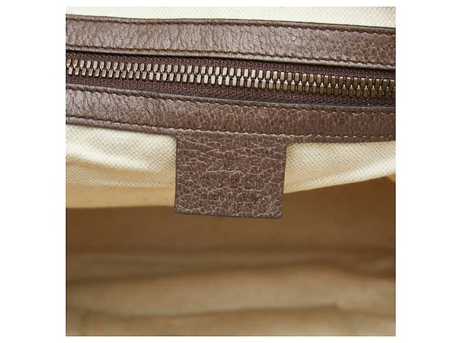 Zaino Gucci Ophidia GG Supreme Marrone Beige - vista 11