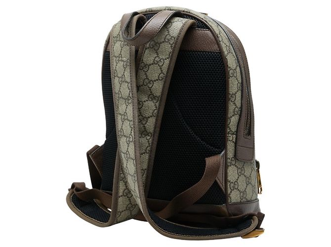 Zaino Gucci Ophidia GG Supreme Marrone Beige - vista 3