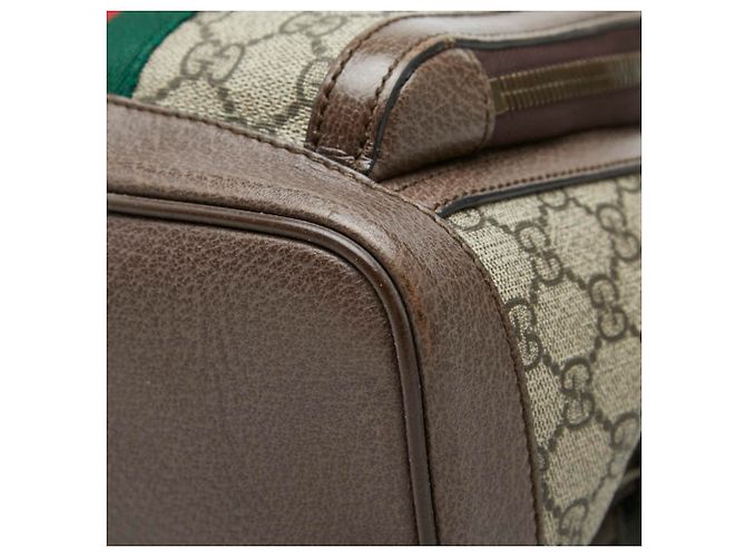 Zaino Gucci Ophidia GG Supreme Marrone Beige - vista 5