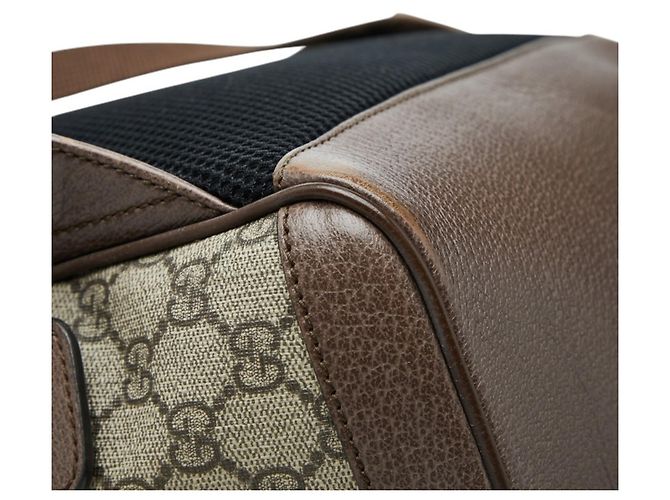 Zaino Gucci Ophidia GG Supreme Marrone Beige - vista 8