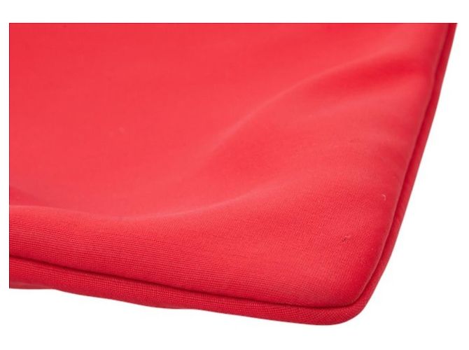 Hermès Borsa a mano e clutch Hermes Neoban GM Bianco Rosso - vista 4