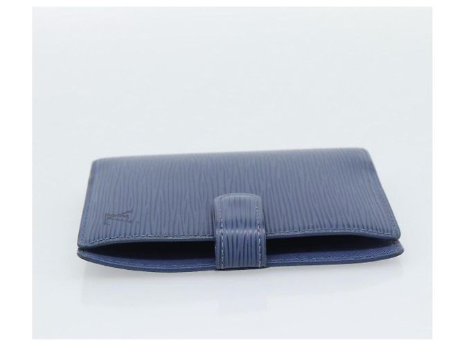 Copertina Agenda Louis Vuitton Epi PM Blu - vista 3