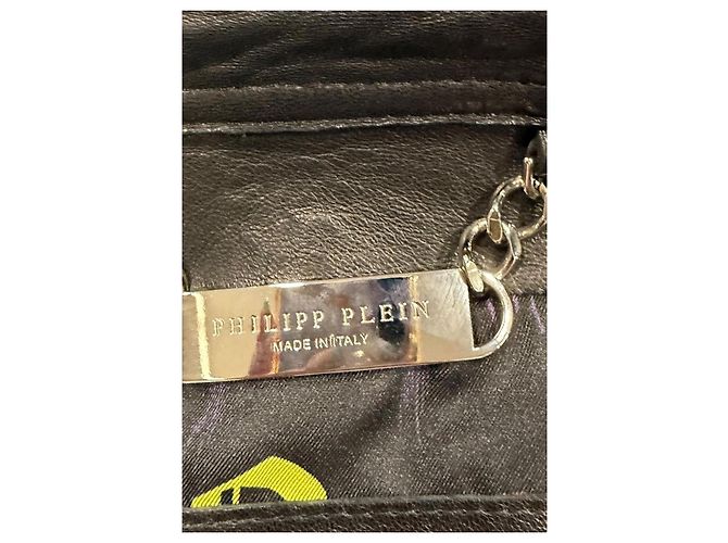 Philipp Plein Lederjacke Schwarz - Ansicht 4