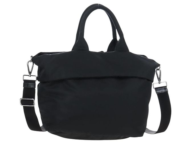 Tote reversibile in nylon Prada Nero - vista 2