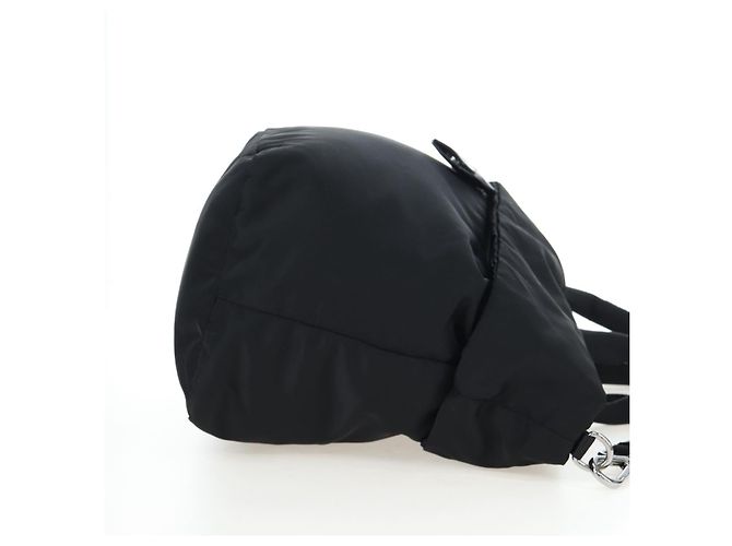 Tote reversibile in nylon Prada Nero - vista 5