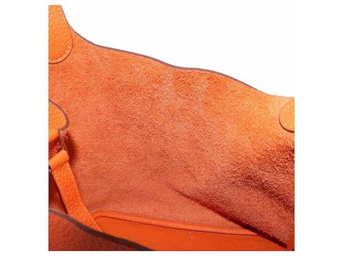 Hermès Borsa Hermes Picotin Lock MM Arancione - vista 8