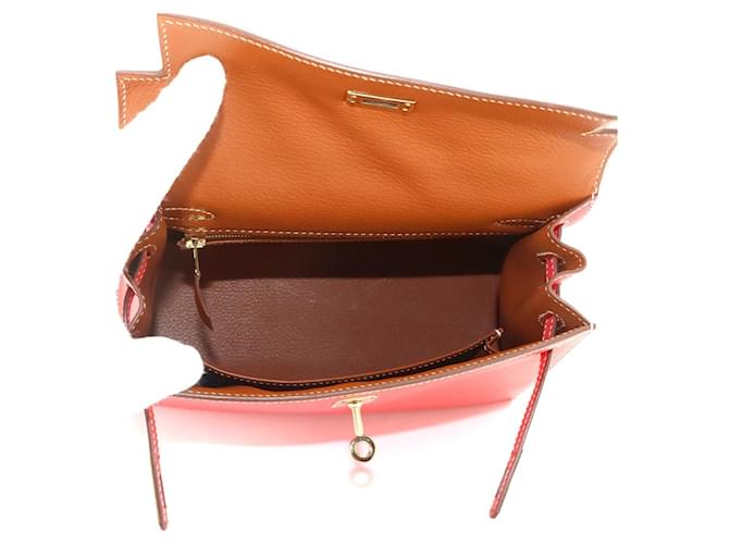 Hermès Borsa Hermes Candy Kelly 25 Rosa - vista 6