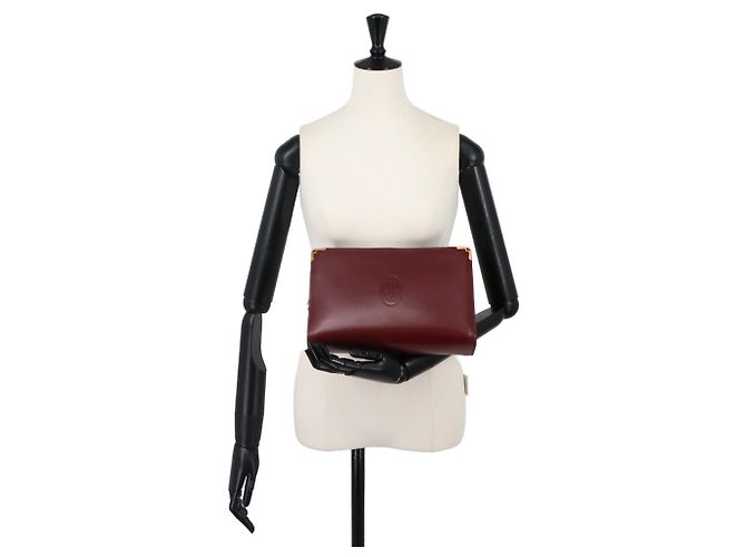 Clutch Cartier Must Line Bordò - vista 10