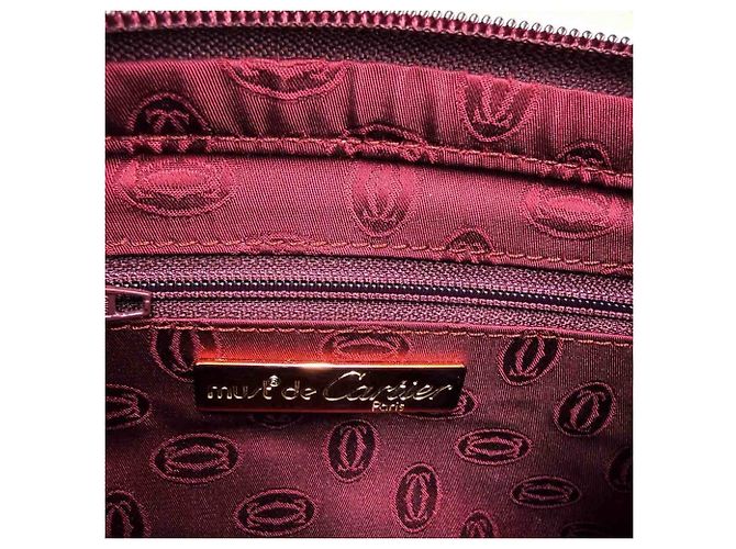 Clutch Cartier Must Line Bordò - vista 6