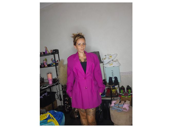 Jacquemus La Riviera Blazerkleid Fuschia - Ansicht 3