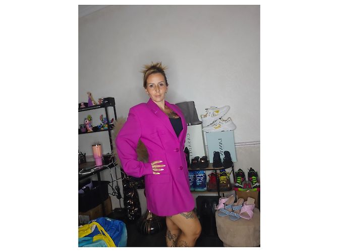 Jacquemus La Riviera Blazerkleid Fuschia - Ansicht 7