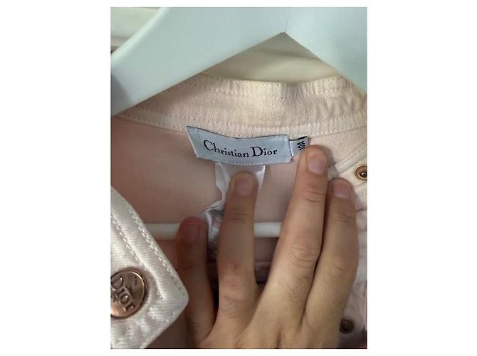 Christian Dior rosa Jeansjacke für Mädchen Pink - Ansicht 12
