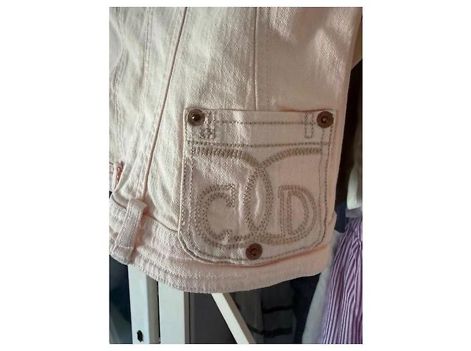 Christian Dior rosa Jeansjacke für Mädchen Pink - Ansicht 3