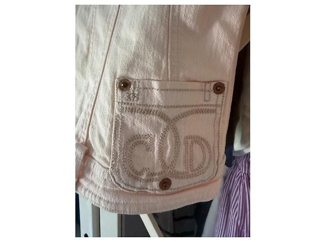 Christian Dior rosa Jeansjacke für Mädchen Pink - Ansicht 4