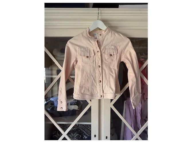 Christian Dior rosa Jeansjacke für Mädchen Pink - Ansicht 8