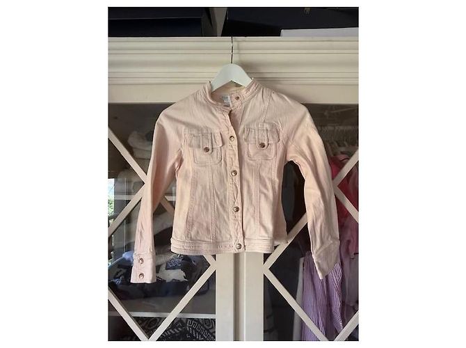 Christian Dior rosa Jeansjacke für Mädchen Pink - Ansicht 9