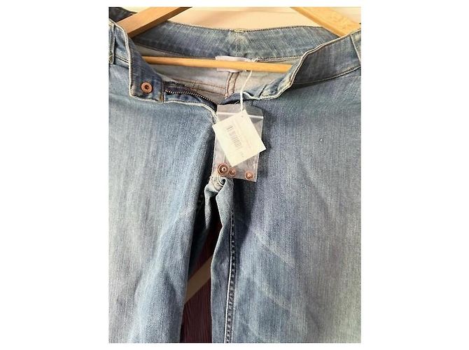 Jeans a Gamba Larga Christian Dior Blu - vista 4