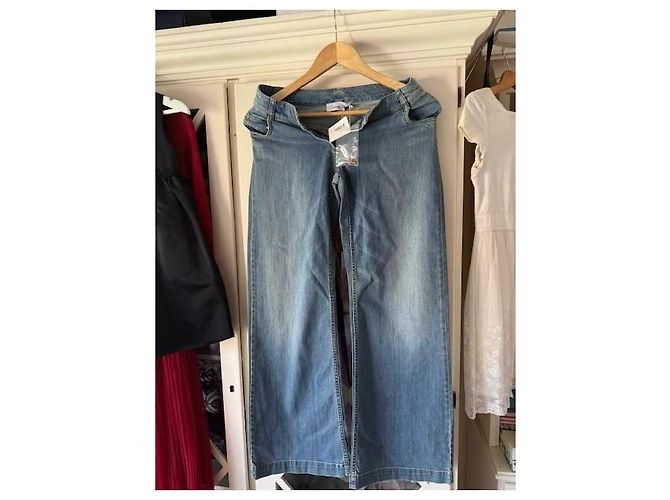 Jeans a Gamba Larga Christian Dior Blu - vista 8