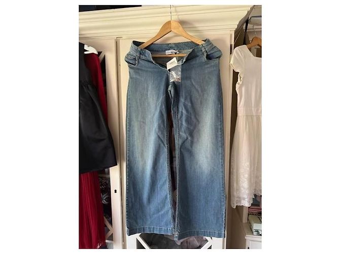 Jeans a Gamba Larga Christian Dior Blu - vista 9